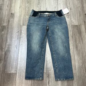 Isabel Maternity vintage straight jeans size 6 jeans with side panels 9 months